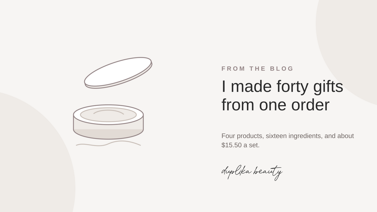 I Made Forty Gifts From One Shopping Order