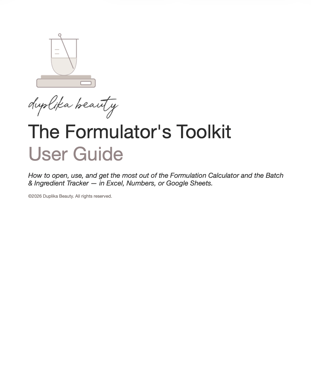 Formulator&